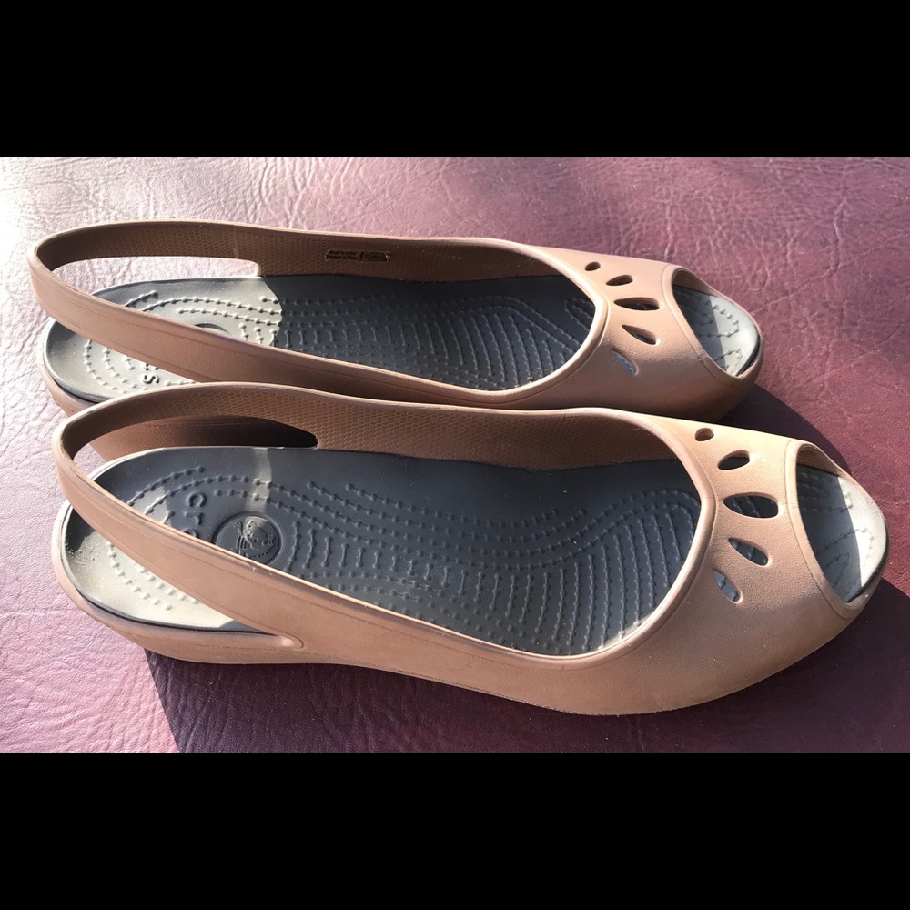 Crocs Wedge Sandals - size 10